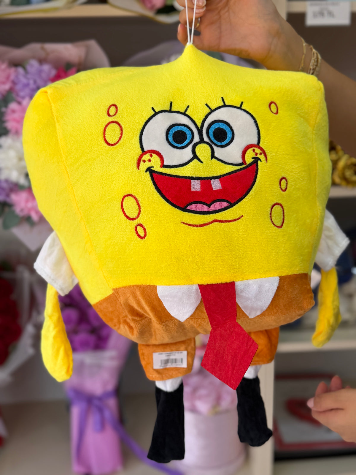 Sevimli Sünger Bob Yumuşak Peluş Oyuncak Pofidik Hediye