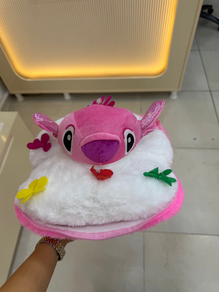 Pembe Stitch Peluş Buket Pofidik Hediye
