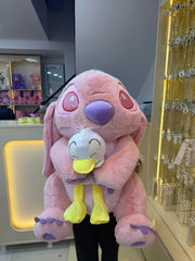 Dev Boy Ördeğe Sarılan Stitch Pofidik Hediye