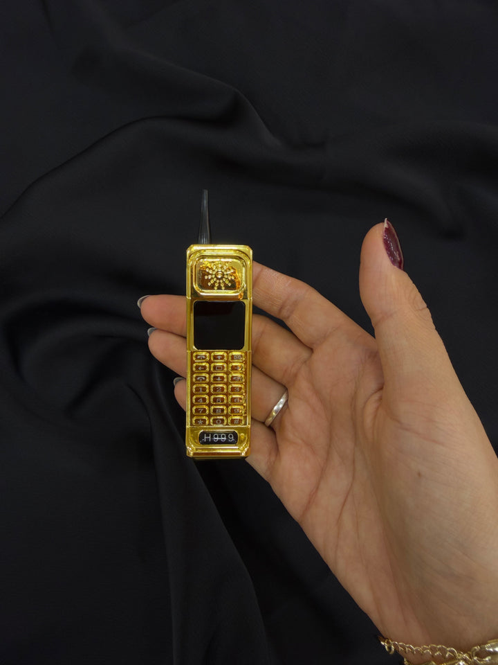 Retro Telsiz Telefon Tasarımlı Metal Gazlı Çakmak Pofidik Hediye