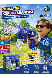 Bubble Gun Köpük Tabancası – Otomatik Baloncuk Makinesi Pofidik Hediye