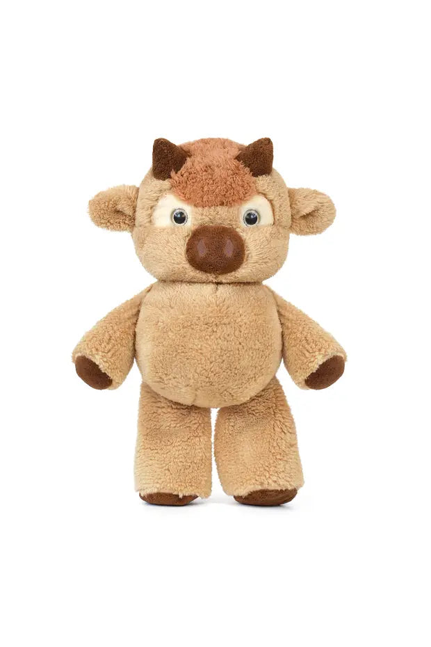 Koşan Peluş İnek Corci – 30 cm Yumuşak Hareketli Oyuncak İnek Pofidik Hediye