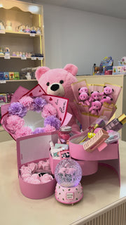 Lüks Pembe Set